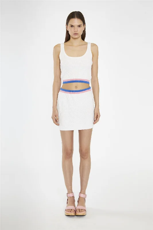 Off-White Multi Knitted Mini-Skirt