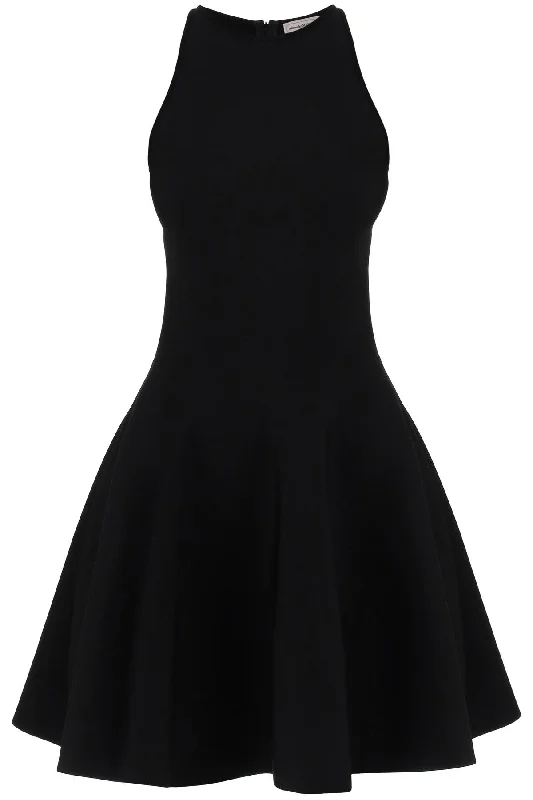 Alexander mcqueen "mini knitted skater dress 791091 Q1A9V BLACK