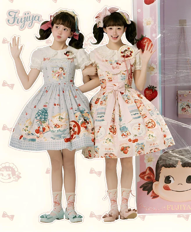 Summer Fairy~IP Collab Kawaii Lolita JSK Shirt Candy Box Hat