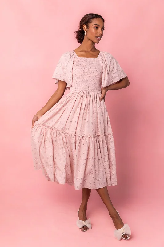 Lennon Dress in Dusty Pink - FINAL SALE