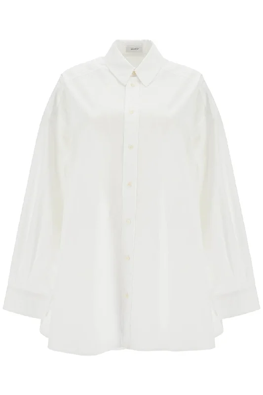 mini shirt dress with button closure W1085R17 WHITE