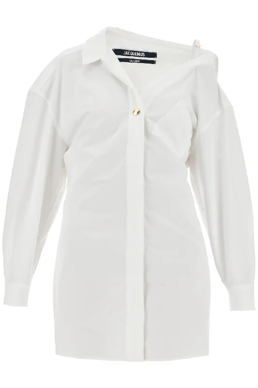 the mini shirt dress 'la mini robe 243DR094 1520 WHITE