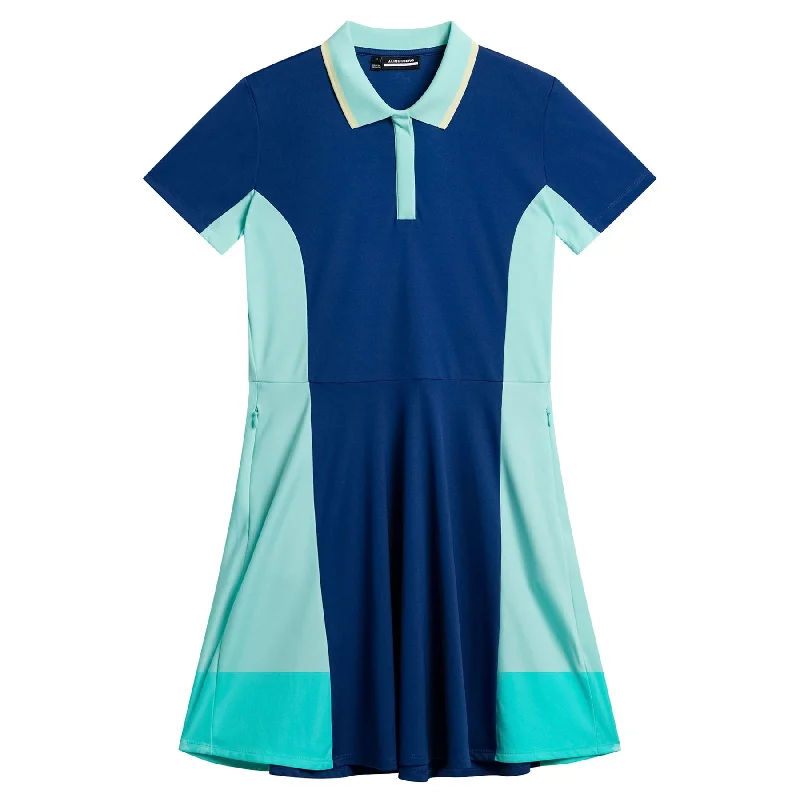 Womens Dolores TX Jersey Dress Estate Blue - SS24