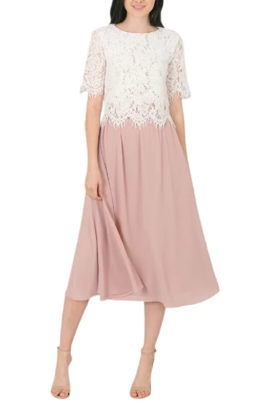 Chiffon Pleated Skirt in Peach Blush Style 3200