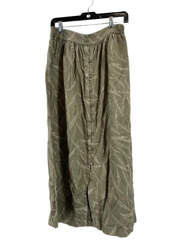 Skirt Midi By Prana In Green, Size: M